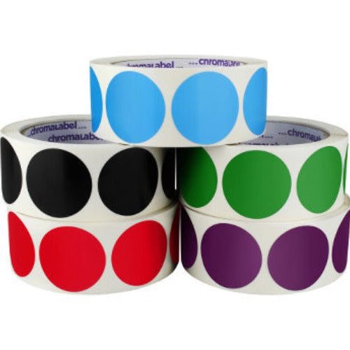 1 1 2 inch circular dot sticker label