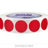 1" Red Round Color Code Labels