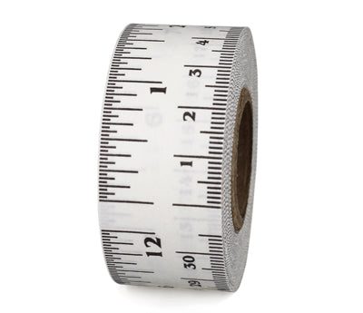 1" White Measuring Tape