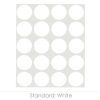 1" White Color Coding Dots