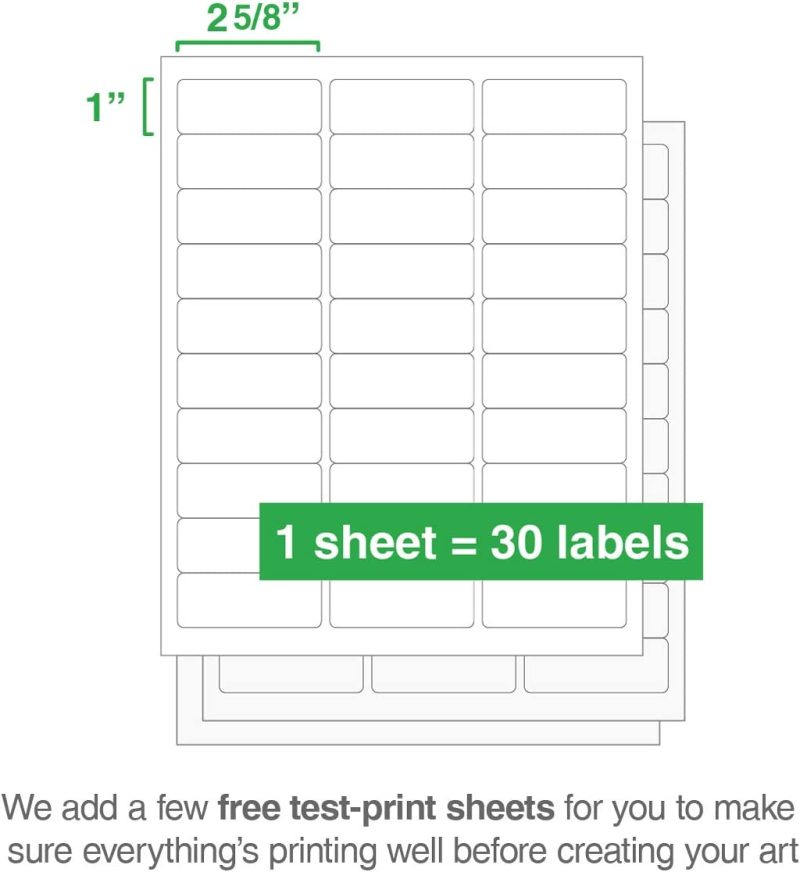 1 x 2 5 8 inch printable address labels