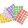 0.75" Pastel Colored Dot Stickers