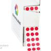 0.25" Red Dot Stickers