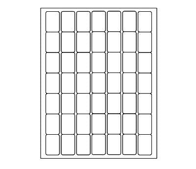 1" x 1.5" Labels for Inkjet & Laser Printers