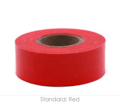 1" Removable Red Labeling Tape