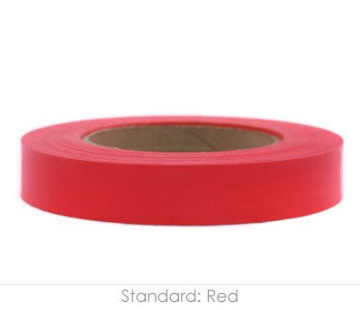 1" Removable Red Labeling Tape